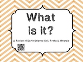 What is it? Soil, Rocks & Minerals Vocabulary with QR Codes