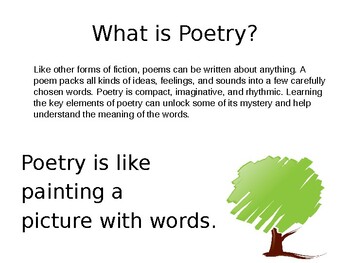 Preview of What is poetry?