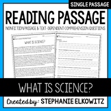 What is science? Reading Passage | Printable & Digital