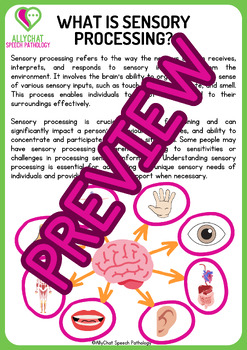 Preview of What is sensory processing?