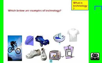 Preview of What is technology? Interactive Flipchart 1-5 grades (video, click/drag, etc.)