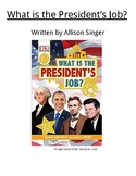 President's Day/Government Activity: What is the President's Job?