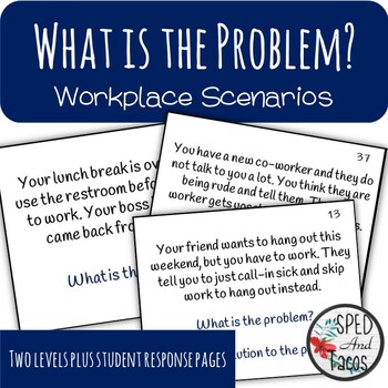 Preview of What is the Problem? Workplace Scenarios 