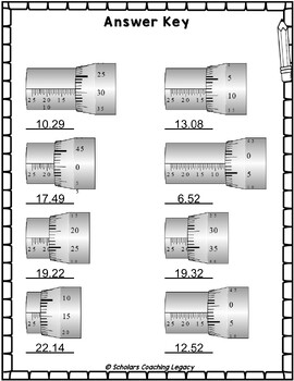 Reading on 12 Inch Ruler with 1/8 Inches Increments Worksheet Math