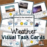 What is the Weather? Visual Task Cards (Special Education)