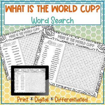 Preview of What is the World Cup Word Search Puzzle Activity