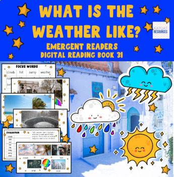 Preview of What is the weather like? - Struggling Readers - Google Slides™ ebook - 0032