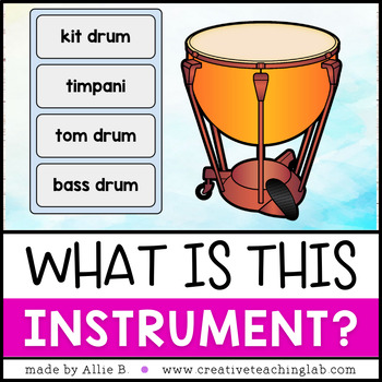 Preview of Name the Orchestra Instrument | Elementary Band Class