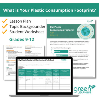 Preview of What is your Plastic Footprint?