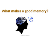 What makes a good memory?