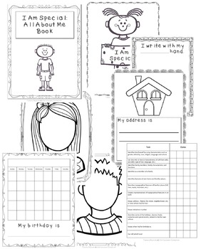 Preview of What makes me special - Kindergarten, preschool Social Studies