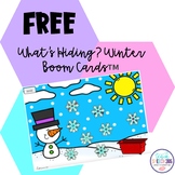 What's Hiding? (Winter) Boom Cards FREEBIE