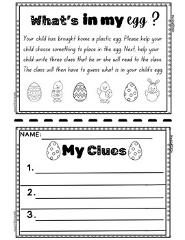 What's In My Egg? |Easy & Fun Family Project|In English & Spanish|Freebie|