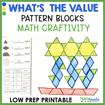 Preview of Pattern Block - What's the Value Addition & Multiplication - Critical Thinking