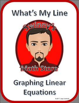 Preview of What's My Line: Graphing Linear Equations