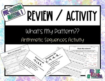 arithmetic sequences activity