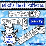What's Next? January Patterns in Black & White