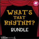 Music Distance Learning: What's That Rhythm? Standard Notation BUNDLE-BOOM Cards
