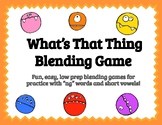 What's That Thing? "NG" Phonics Blending game