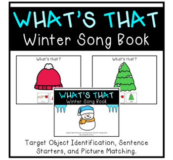 Download What S That Winter Object Id And Sentence Starter Adapted Song Book