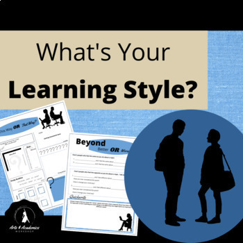 Preview of What's Your Learning Style? Back to School DIGITAL and Printable PDF