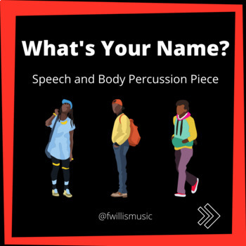 Preview of What's Your Name? Speech and Body Percussion Piece