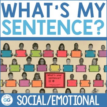 Preview of What's Your Sentence? Free Printable Motivation Activity