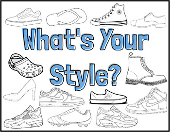 Preview of What's Your Style? Shoe Activity