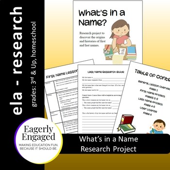 Preview of What's in a Name: Research Project