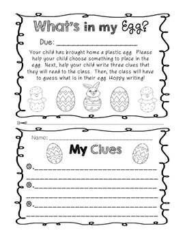 What's in my Egg? by Essentially Elementary | TPT