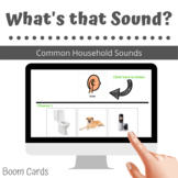 What's that Sound: Common Household Sounds BOOM CARDS