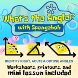 What's the Angle with Spongebob - Identifying Right, Acute