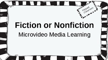 Preview of Fiction or Nonfiction-Media Clips for Distant Learning
