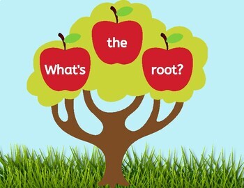 Preview of What's the Root? File Folder Literacy Center