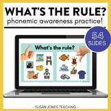 What's the Rule? Science of Reading - Phonemic Awareness Slides!