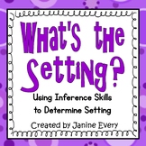 Setting Task Cards - Using Inference Skills