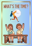 What's the Time Clock Mathematics Worksheet for kids