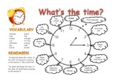 How to Tell the Time - Analogue Clock Poster