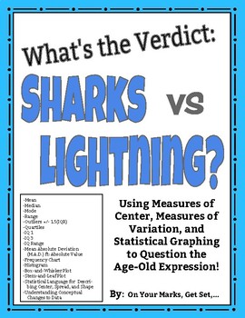 Preview of What's the Verdict: Sharks vs. Lightning? Modes of Center, Spread, and More!