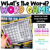What's the Word? Word Work Activity
