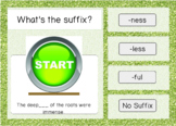 What's the suffix? -Ness, -Less, and -Ful Boom Cards