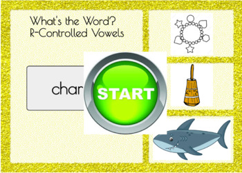 Preview of What's the word? R Controlled Vowels Boom Cards