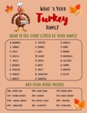 What's your turkey name?