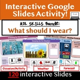 What should I wear?  Dressing Bundle Google Slides Activities