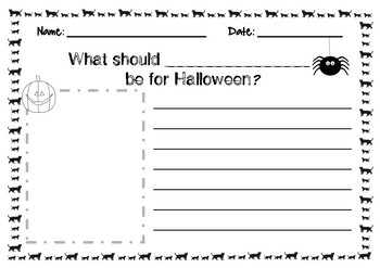 Preview of What should my teacher be for Halloween? English and Spanish versions