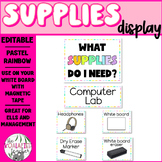 What supplies do I need? | Supplies Display | Management T