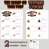 What the Color and Texture of Your Poop Means Worksheets |