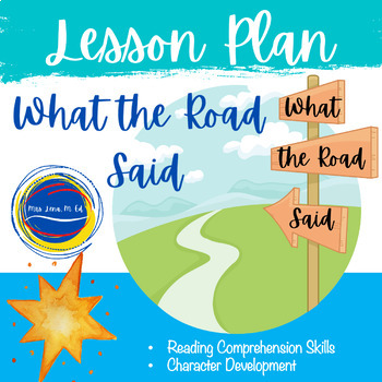 Preview of What the Road Said by Cleo Wade Character Development Lesson Plan
