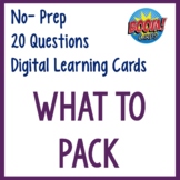 What to Pack Digital Interactive Cards-Distance Learning B