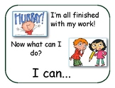 What to do when I'm finished? - primary grades